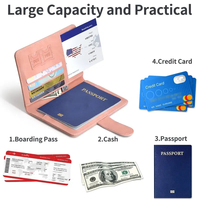 Portable travel passport Cover