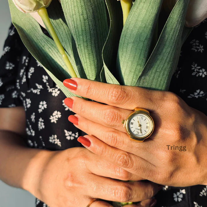 Classic Finger Elastic Ring Watch