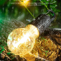 Waterproof LED USB Rechargeable Camping Light Bulb with Hook