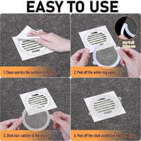 🔥10 PCS Disposable Shower Drain Hair Catcher