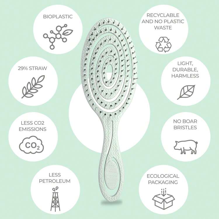 Multifunctional Curling, Styling & Detangling Hair Brush