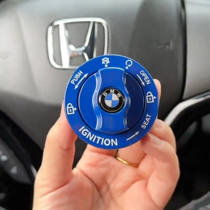Metal Car Engine Start Stop Button Cover