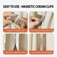Magnetic Curtain Buckles