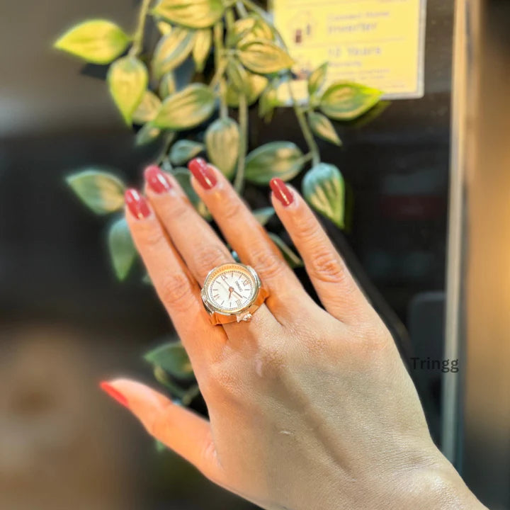 Classic Finger Elastic Ring Watch