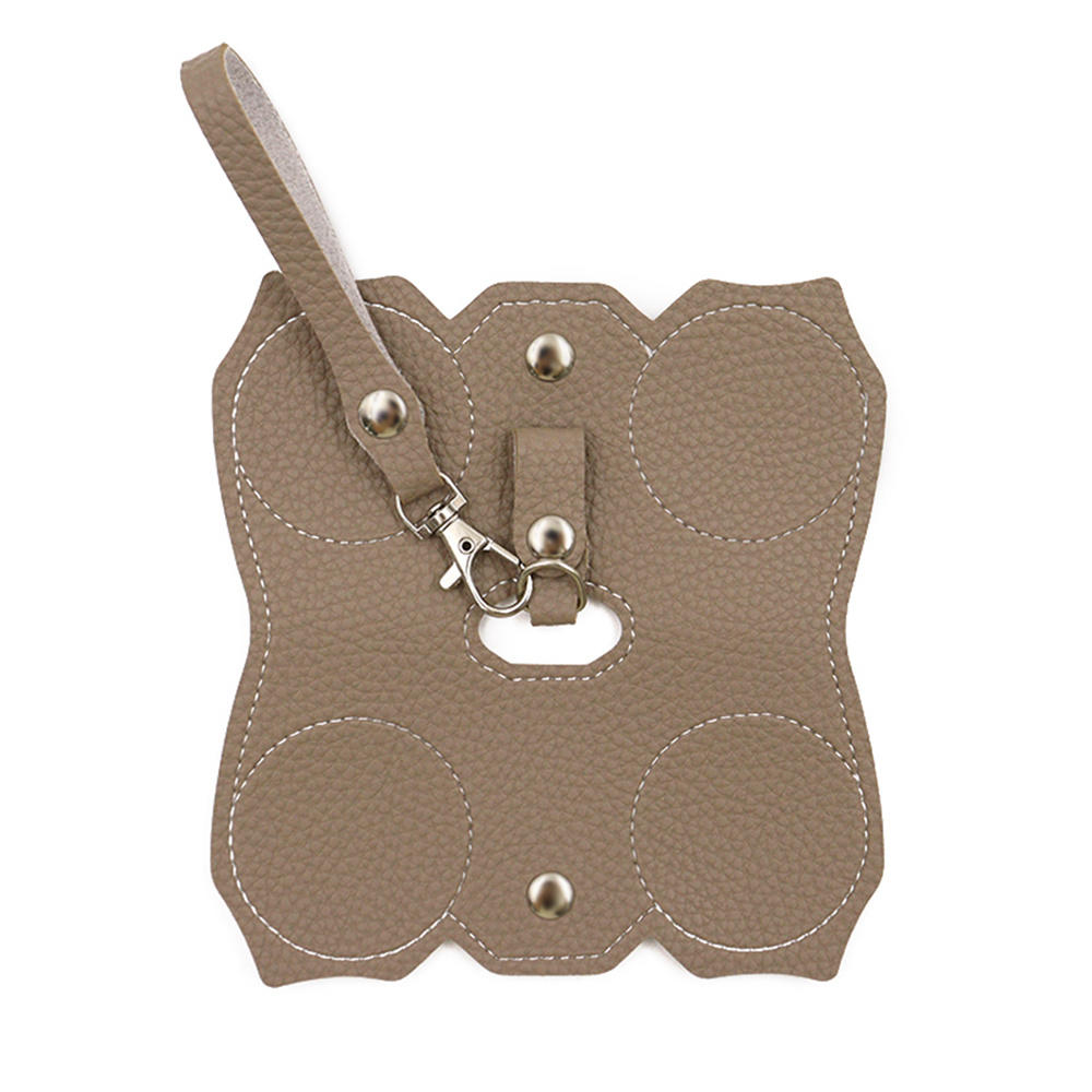 Embossed Pure Leather Glasses Cover