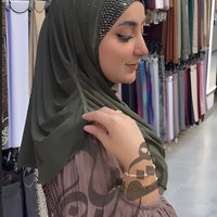 Crystal Shine Lycra Hijab
