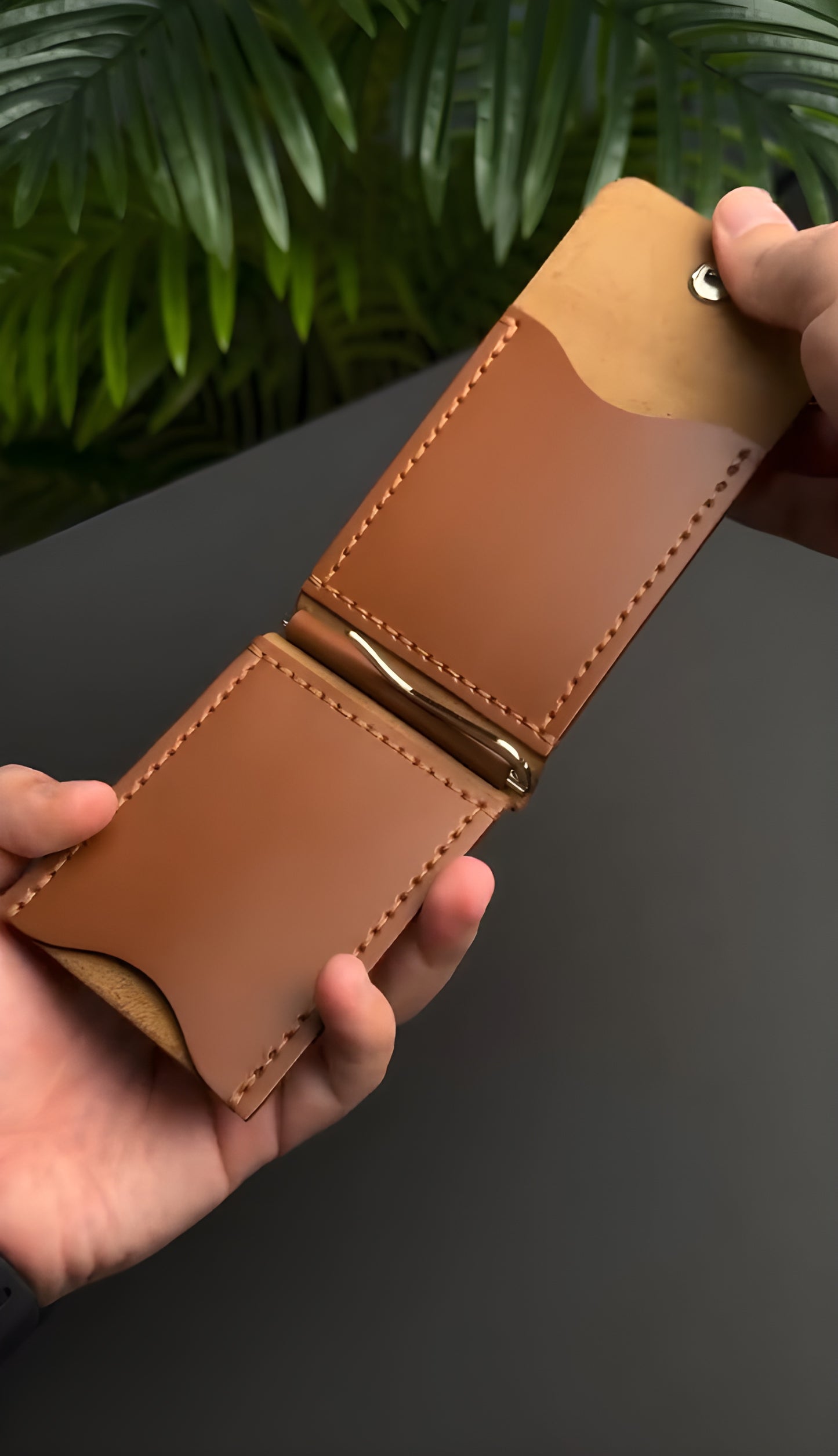 QuickSlide Leather Wallet