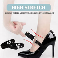 High Heel Shoe Straps with Pearl & Rhinestone Accents