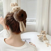 Soft Plush Rabbit Hair Tie