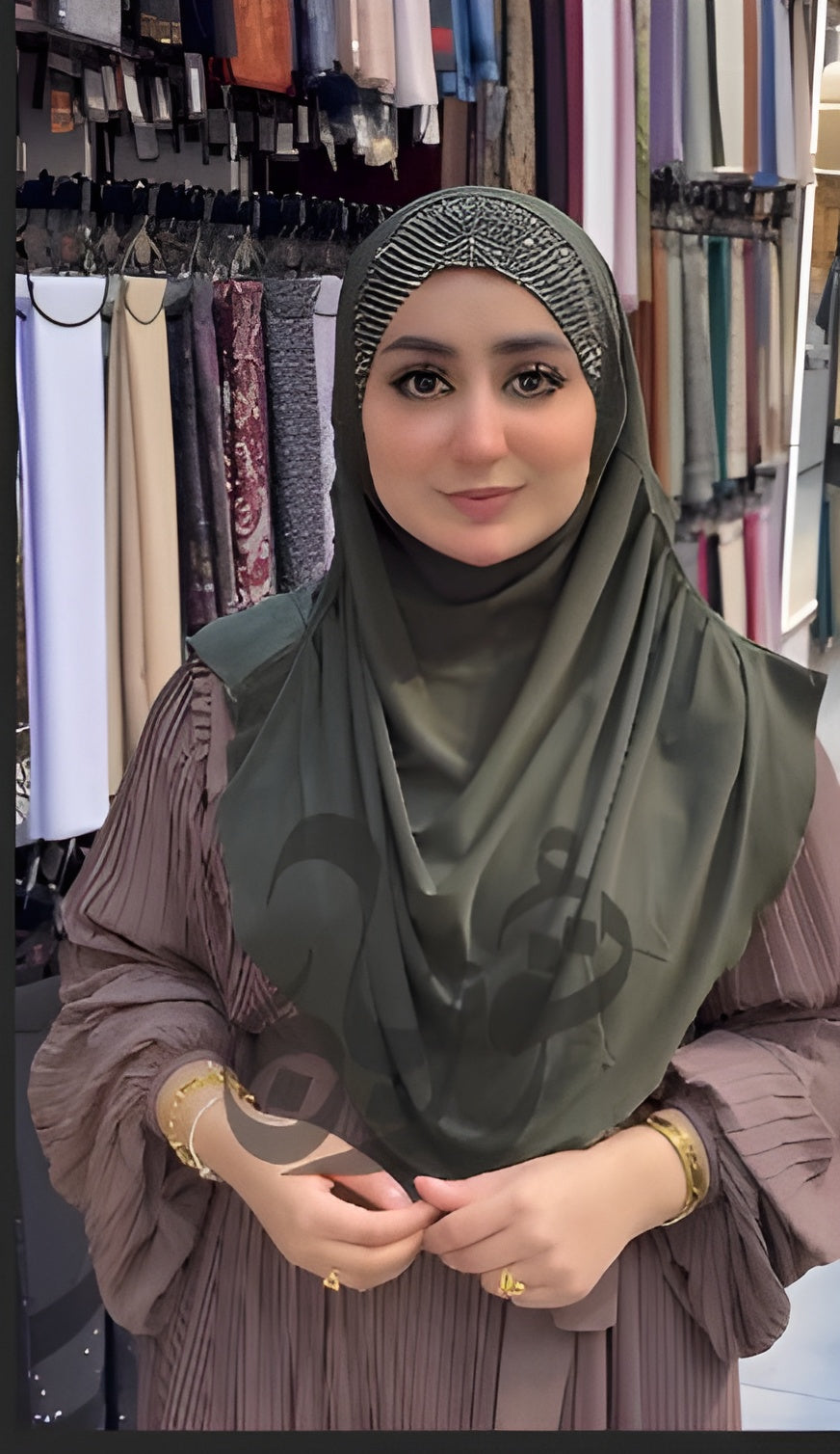 Crystal Shine Lycra Hijab