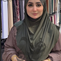 Crystal Shine Lycra Hijab