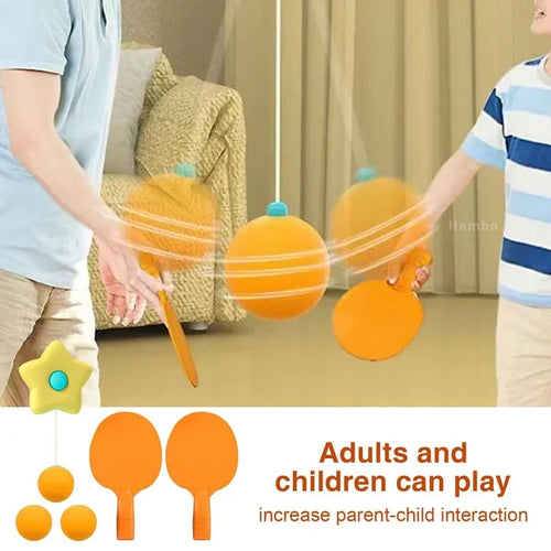 Indoor Hanging Table Tennis Trainer Portable Set of 3