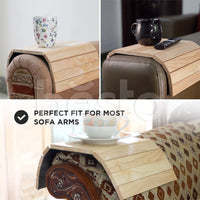 Flexible Wooden Sofa Arm Tray