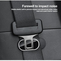 Car seatbelt buckle insert/stopper