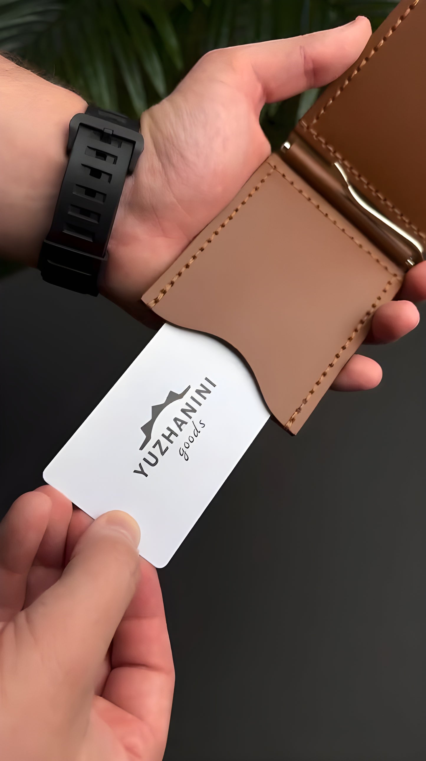 QuickSlide Leather Wallet