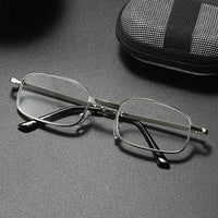 Portable Folding Metal Reading Glasses