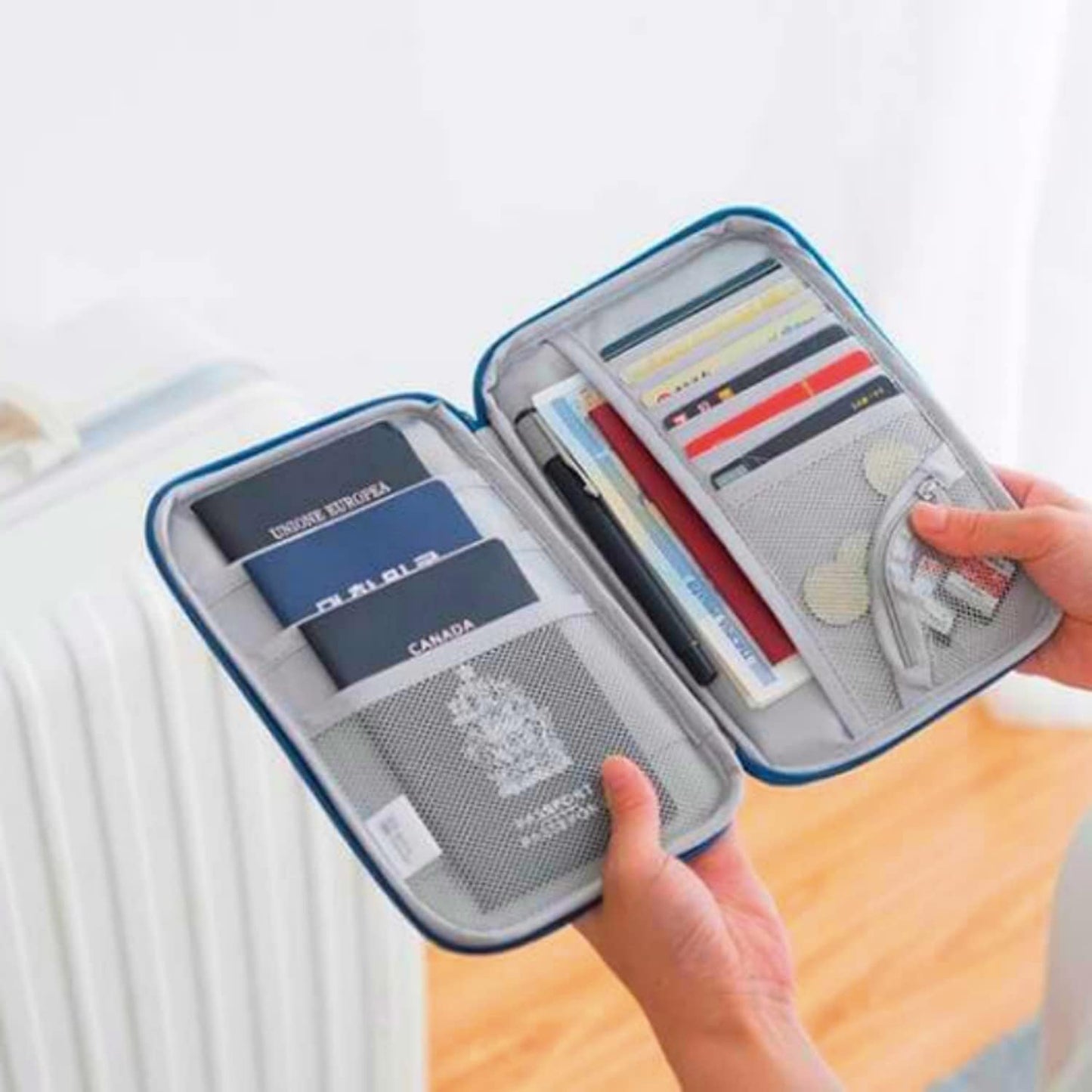 Multi-Functional Travel Passport Wallet & Document Holder