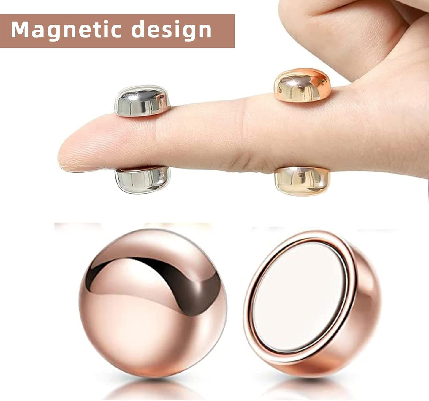 Hijab Scarf Round Magnetic Pins