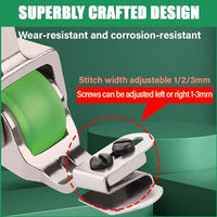 Versatile Adjustable Rolled Hemmer Presser Foot