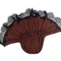 Elegant Lace Collar Hijab Cap