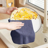 10Pcs Microfiber Cleaning Cloth Thickened Magic Wipe Home Kitchen
