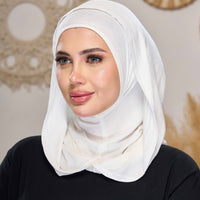 Easy Slip-On Hijab with Hood