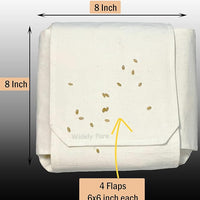 Cotton Double Layer Roti Cloth Wrap