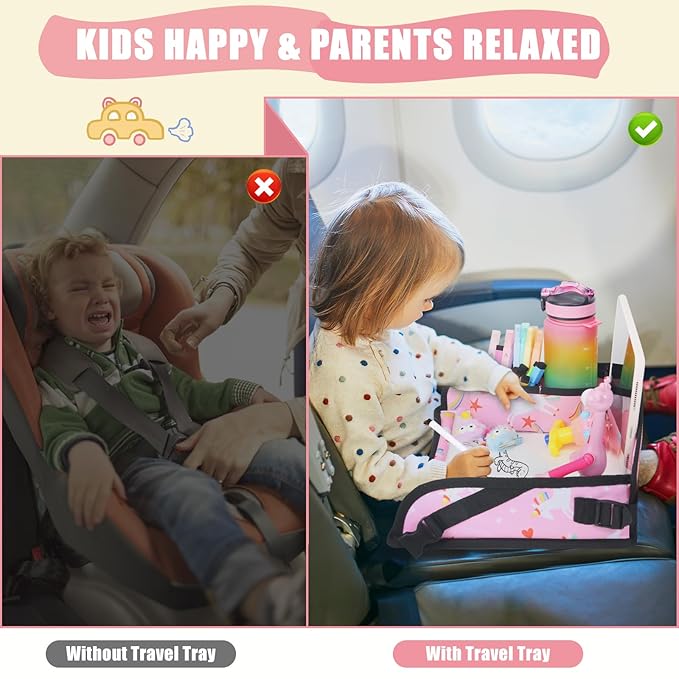 Travel Tray for Kids Car Seat