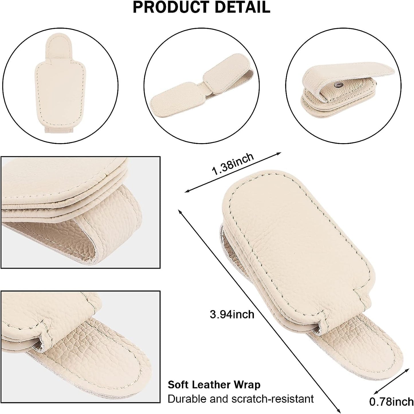 Sunglasses Holder for Car Visor