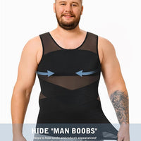 Menโs Compression Shirt Body Shaper
