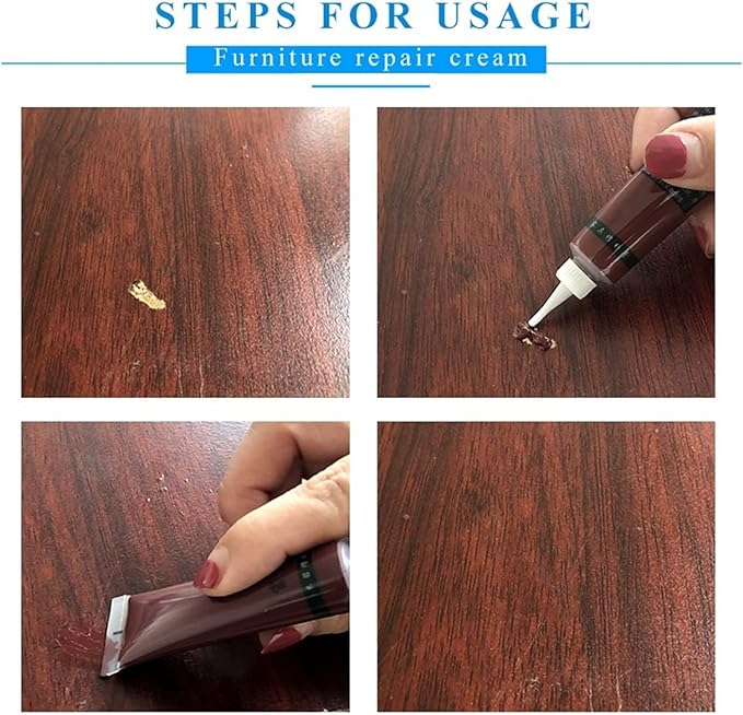 Wood Furniture Stain Repair Paste & Crack Filler