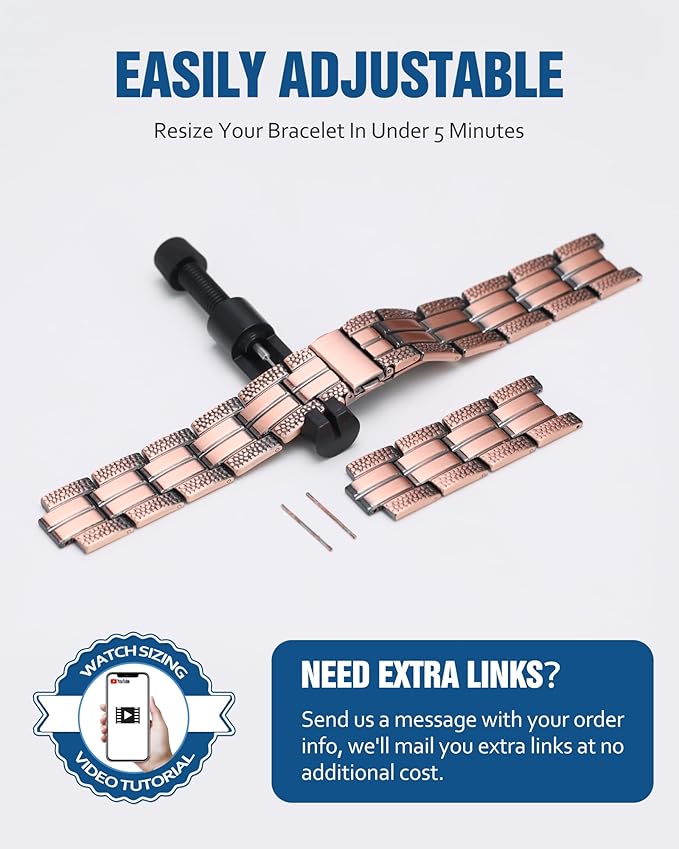 Pure Copper Magnetic Therapy Bracelet