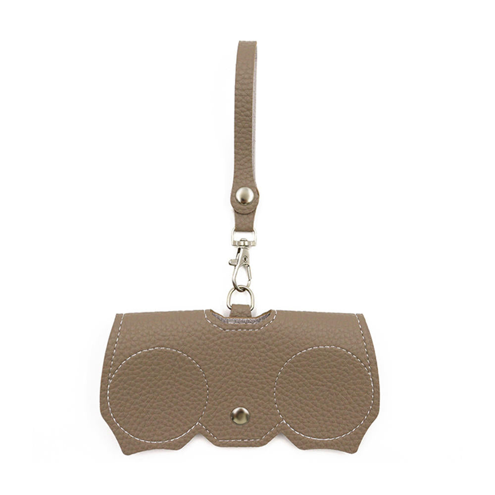 Embossed Pure Leather Glasses Cover