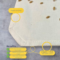 Cotton Double Layer Roti Cloth Wrap