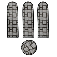 4Pcs Dust Proof Three Blade Ceiling Fan Cover