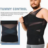 Menโs Compression Shirt Body Shaper