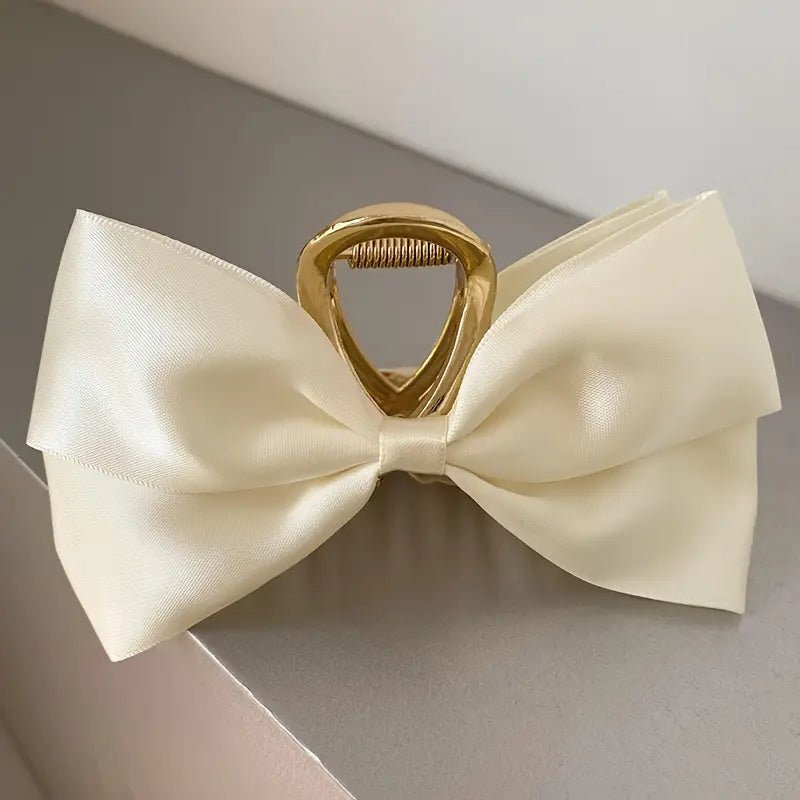 Women's Elegant Butterfly Hair Claw Clip with Bow