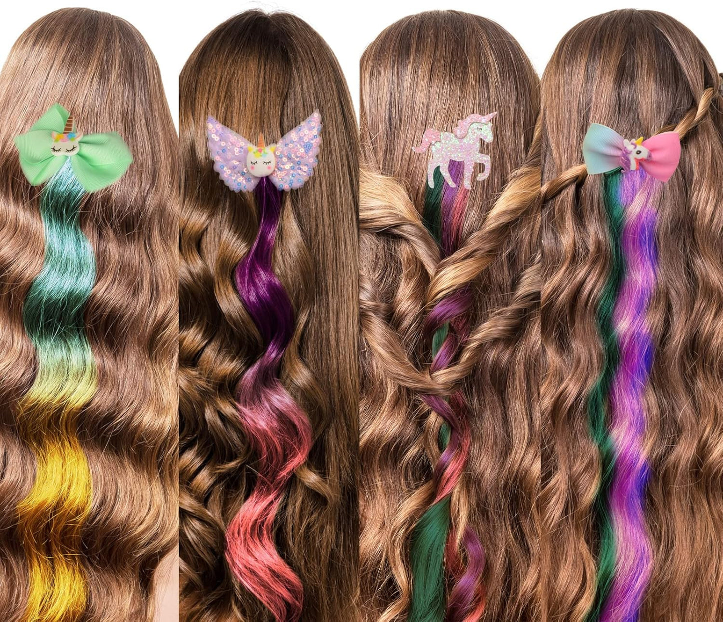 Little World Curly Hair Clips for Girls ( Pair)