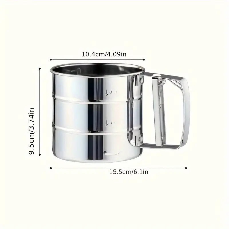 Stainless Steel Handheld Flour Sifter