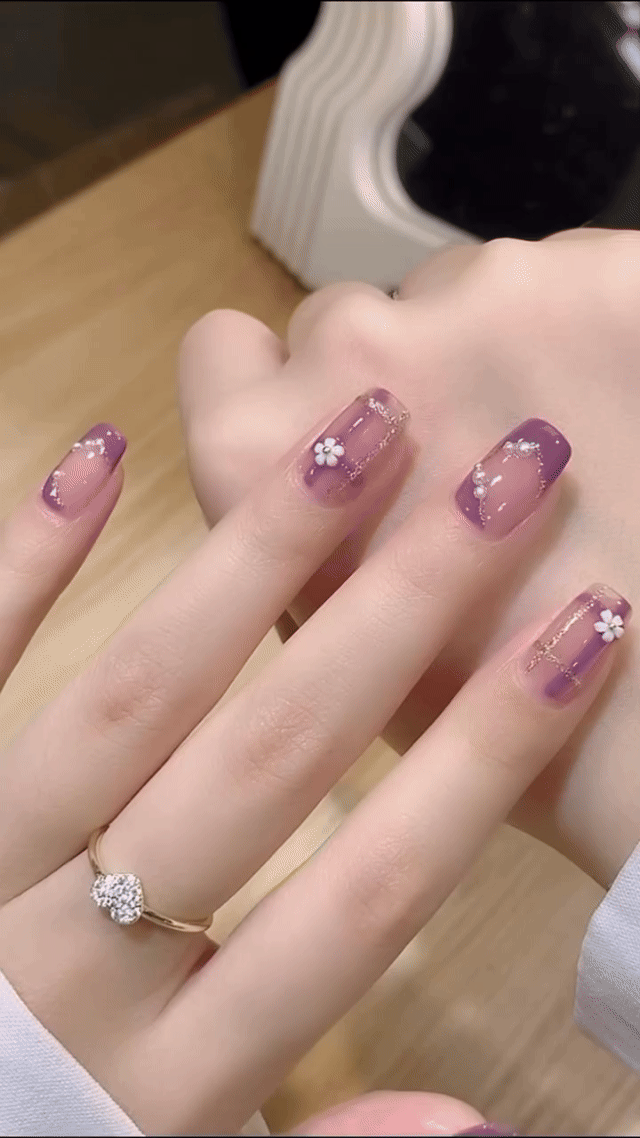 Reuseable Acrylic Rhinestones Art Nails