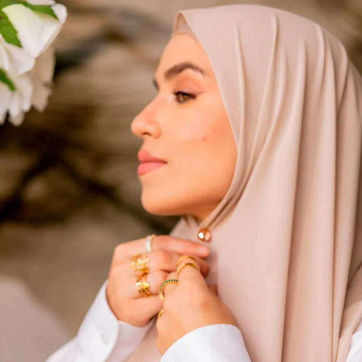 Hijab Scarf Round Magnetic Pins