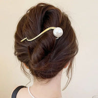 Sweet Barrettes Pearl Hair Grips