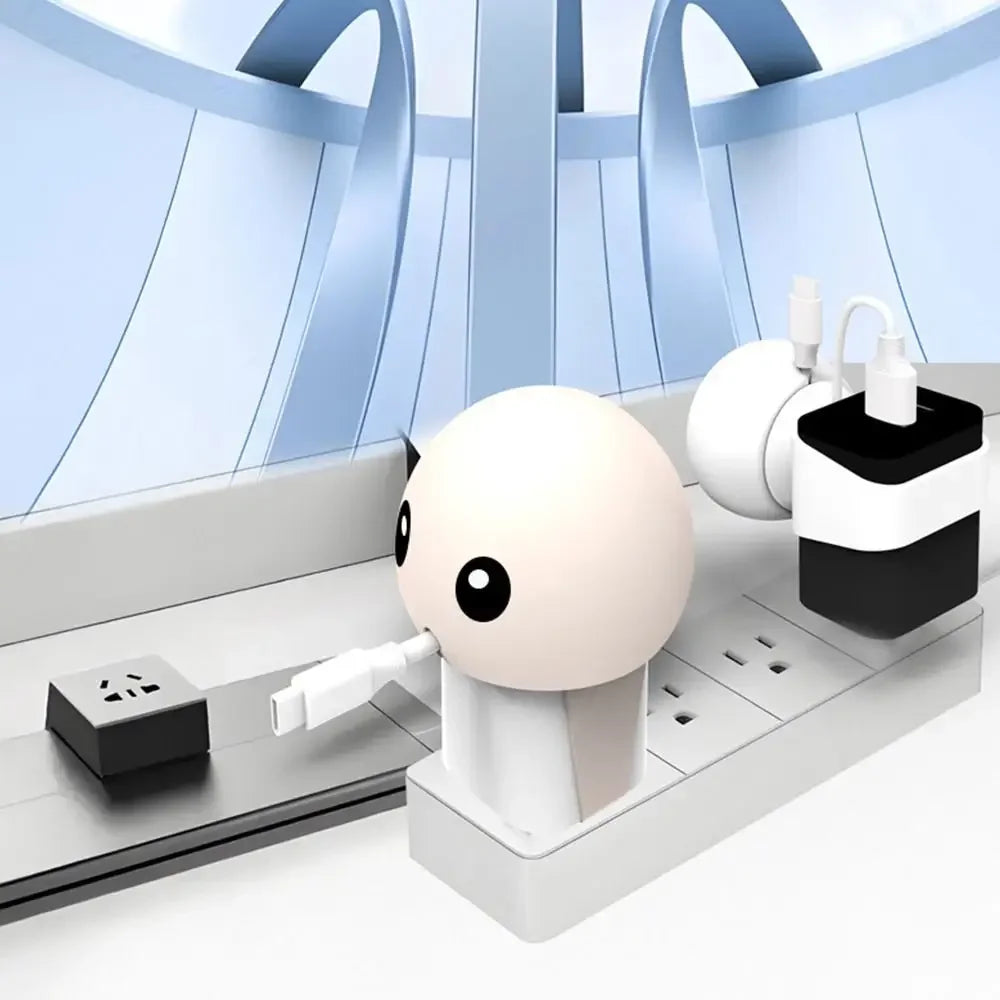 Cartoon Portable Data Cable Winder
