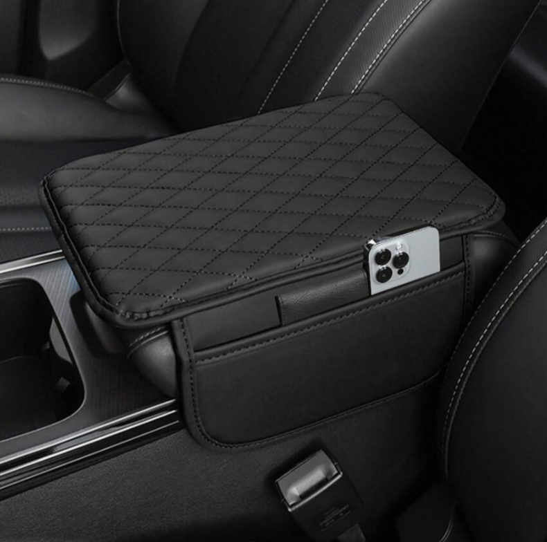 Leather Car Armrest Cover