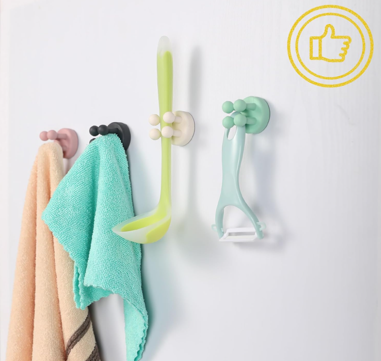 3Pcs Wall Mounted Silicone Toothbrush Holder