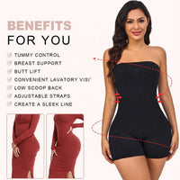 Strapless Tummy Control Bodysuit for Women
