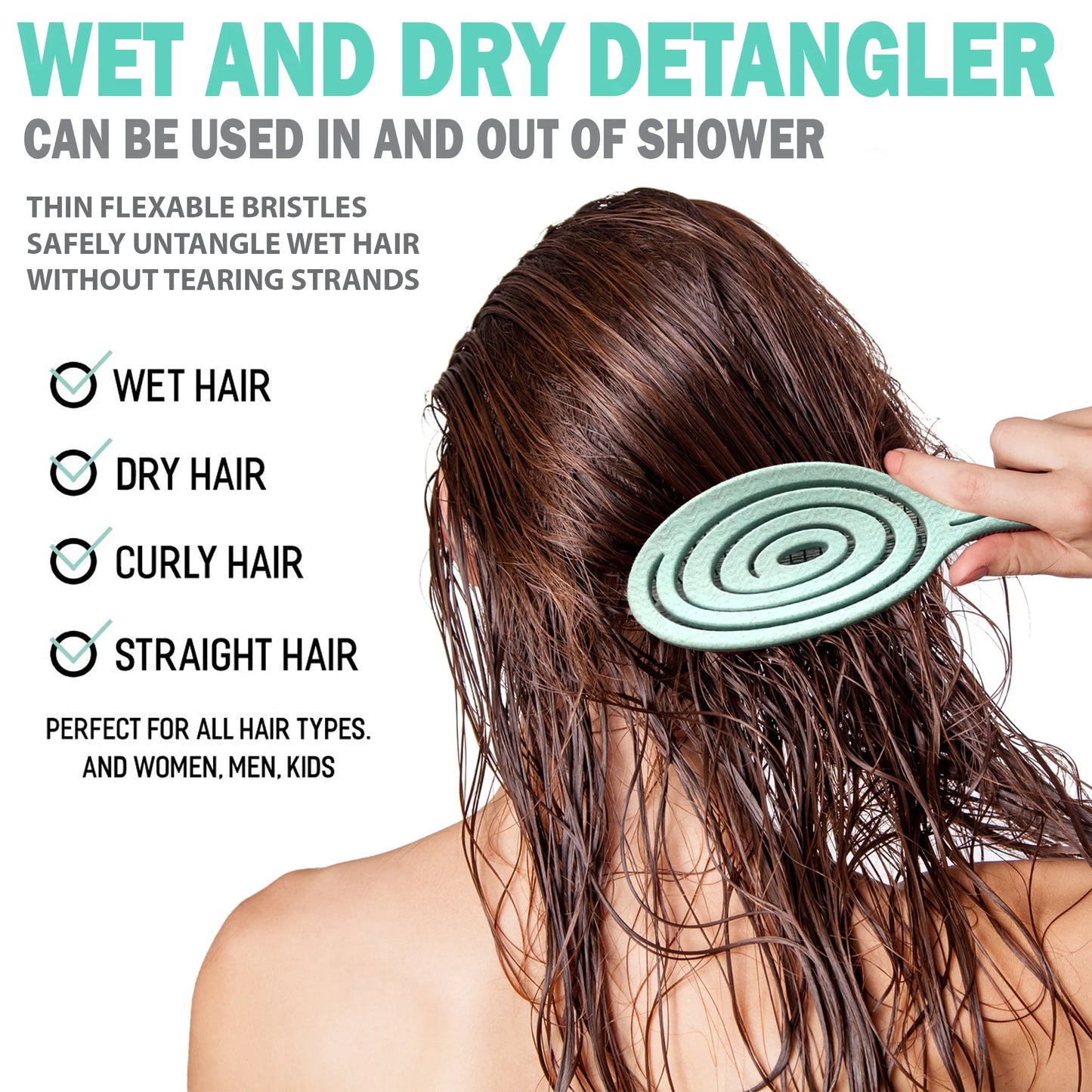 Multifunctional Curling, Styling & Detangling Hair Brush