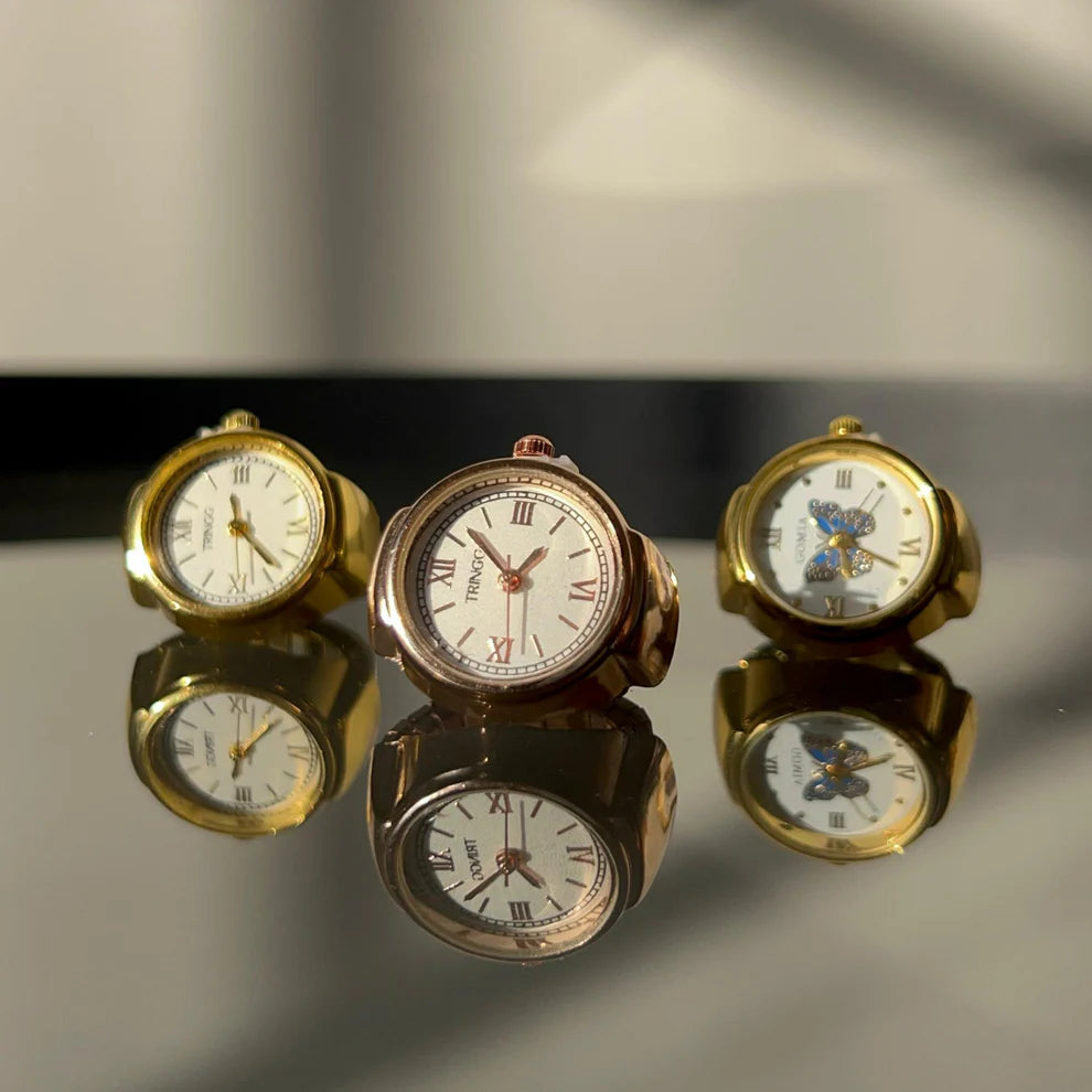 Classic Finger Elastic Ring Watch