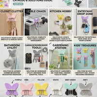 3-In-1 Rotatable Butterfly Wall Hook