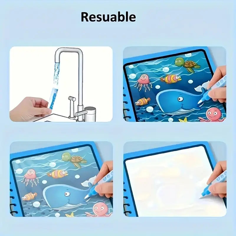 Reusable Watercolor Activity Book